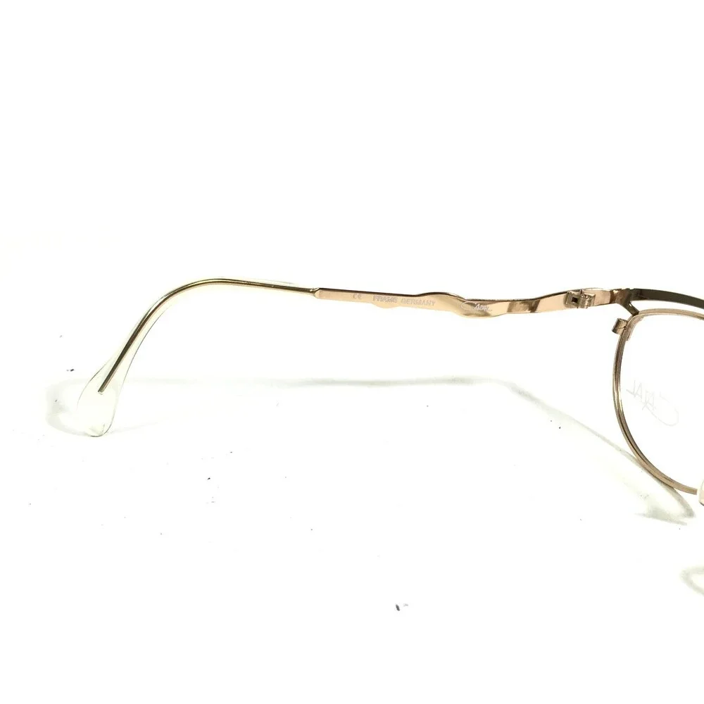 Cazal Eyeglasses Frames MOD.297 Col.697 Gold Round Cat Eye Wire Rim 54-17-135